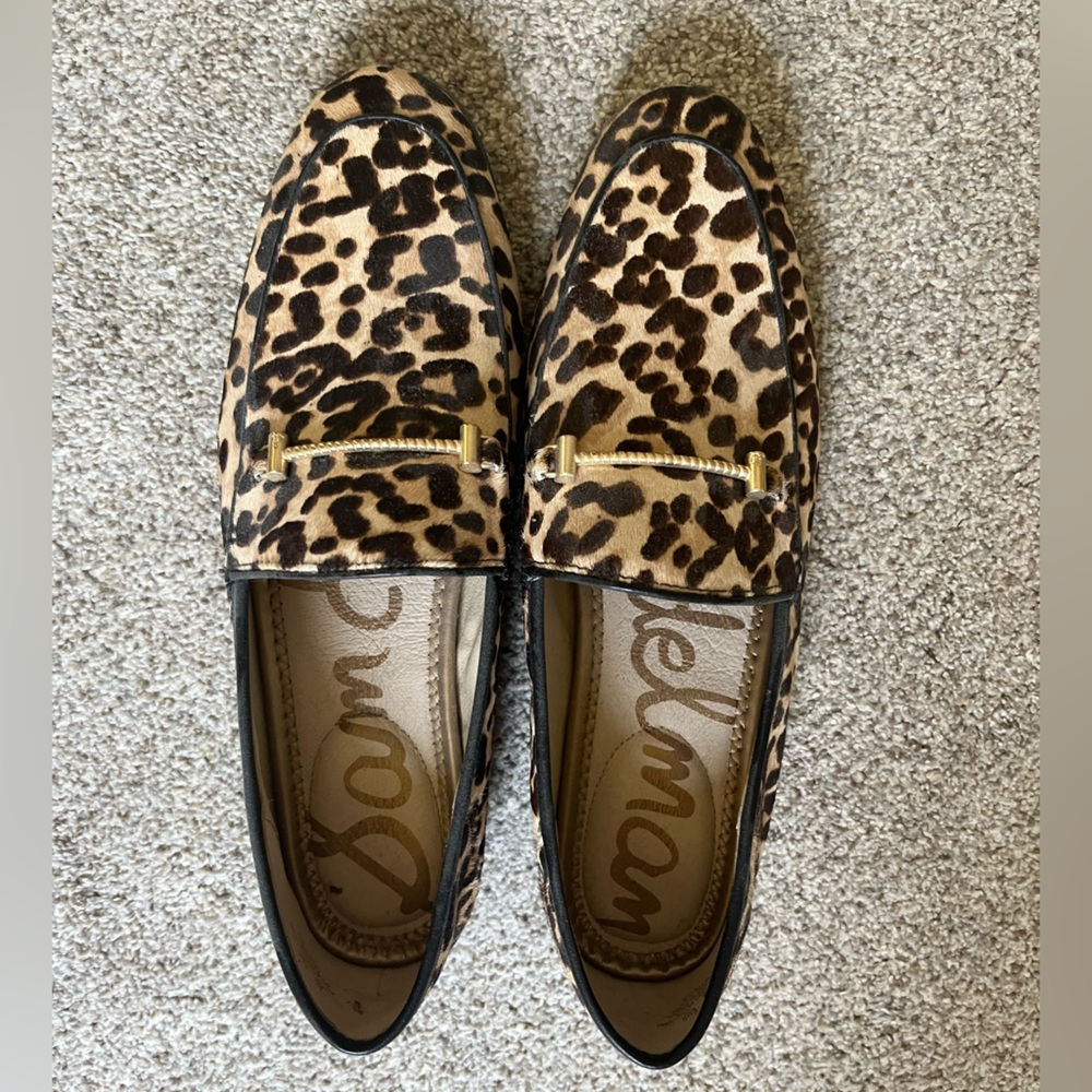 Sam Edelman Leopard Print Loafers